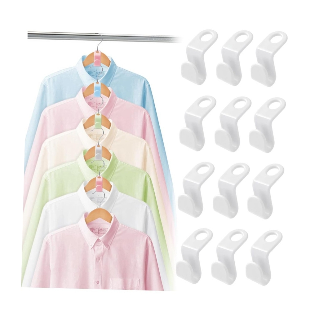 👣 4/$20.  50 Pcs Hanger Hooks, Space Saving.